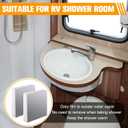 2 Pack RV Vent Insulator 14"x14"x3" RV Skylight Cover with Reflective Surface, Waterproof RV Vent Covers Skylight Shade Energy Savings Sunroof Fits for 14 Inch x 14 Inch RV Camper Vents