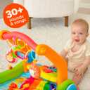 Move2Play, 4-in-1 Baby Play Mat & Activity Center Gym | Walker | Infant Present for Tummy Time | Birthday Gift for 3, 4, 5, 6, 7, 8, 9, 10, 12 + Month Old Boys & Girls (Yellow) (Giraffe)