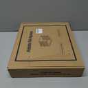 File Organizer Box with Lid,Hanging Filing Folder Organizer for Document Storage with Plastic Slide, Letter-size File Holder Filing Box for Office/Home/Decor/1Pack