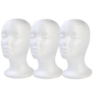 BALABALA 6 Pcs Foam Wig Head, Female Styrofoam Mannequin Hairpieces Stand Holder Cosmetics Model Head Wig Display for Style, Model, Display Hair, Hats, Hairpieces, Mask , Salon and Travel BALABALA 6 Pcs Foam Wig Head, Female Styrofoam Mannequin Hairpieces Stand Holder Cosmetics Model Head Wig Display for Style, Model, Display Hair, Hats, Hairpieces, Mask , Salon and Travel