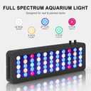 Wills Aquarium Light, 100W Full Spectrum LED Reef Lights, 20"x7"x2.4"