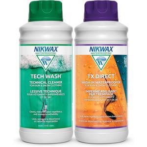 Nikwax Hardshell Cleaning & Waterproofing Duo-Pack