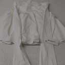 LuFeng Women's Strapless Mini Dress Ruched Sleeveless Off Shoulder A-Line Pleated Short Dress with Oversized Bow (Medium, White)