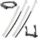 Cold Blade Demon Katana - 41 Inch Anime Replica with Belt and Stand - Durable Sword Perfect for Cosplay - Nichirin Sword with Authentic Design (D- Two Inosuke)
