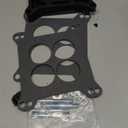 2 INCH Open Phenolic Carburetor Spacer 4Bbl Sbc BBC Bb (Black-1)
