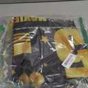 40th Birthday Decorations for Men Women, Black Gold Awesome Since 1986 Banner Backdrop Happy 40th Birthday Signature Guest Book 40 Balloon Cheers to 40 Years Old Sash Cake Topper Party Supplies