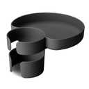 Munchkin Carseat Tray - Toddler Travel & Road Trip Accessory for Mess-Free Snacking in The Car, Grey