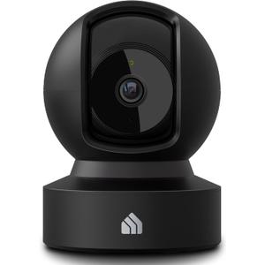 Kasa Smart Indoor Pan-Tilt Home Security Camera, 1080p HD Dog Camera w/Night Vision, Motion Detection for Baby & Pet Monitor, Cloud & SD Card Storage, Works w/ Alexa & Google Home, 2.4G WiFi (EC71) (Black)