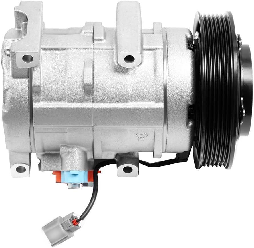 cciyu 10S20C Air Conditioning Compressor for H-onda Odyssey Pilot Ridgeline for A-cura MDX 3.5L 2003 2004 2005 2006 2007 2008 6 Grooves Replaces