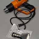 SEEKONE Heat 1800W Heavy Duty Fast Heat Hot Air Kit with 752&1112400-600 Dual-Temperature Settings and 4 Nozzles with Overheat Protection for Crafts, Shrinking PVC, Stripping Paint