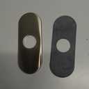 6 Inch Brushed Nickel Sink Hole Cover, Greenspring 4" Hole Cover Deck Plate, Round Bathroom Faucet Deck Plate, Faucet Escutcheon for Bathroom or Kitchen Vanity Sink Faucet Stainless Steel