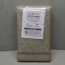 COSY HOMEER Edging Stair Treads Non-Slip Carpet Mat 28inX9in Indoor Stair Runners for Wooden Steps, Edging Stair Rugs for Kids and Dogs, 100% Polyester TPE Backing(4pc, Beige)