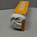 MANDIOO Pack of 2 Decorative Throw Pillow Covers Accent Solid Woven Textured Cushion Covers Pillow Cases Bedroom Living Room Sofa Home 22 x 22 Inch Cream White