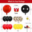 2nd Mouse Birthday Party Supplies Decorations 57Pcs - HAPPY BIRTHDAY Banner OH TWODLES Banner '2' Foil Balloon Balloons Hat Door Sign Cupcake Toppers Birthday Decorations for Boys Girls Kids Babies