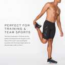 2XU Mens Core Compression Shorts, Running & Training Men's Athletic Shorts with PWX Stretch Fabric & Drawstring Waistband, Small