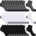 30 Pairs Ankle Socks For Men - Lightweight Mens Socks Size 9-12 Thin Casual Quarter Bulk Socks, Size: 8-12