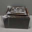 8 PCS Wooden Buffet Risers, Rustic Wood Cake Cupcake Stands, Square Food Risers for Buffet Table, Catering Dessert Table Display Set, Stackable Wooden Crates for Party, Decor, Wedding, Birthday