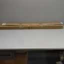 White Tension Curtain Rod 51-126 Inch, Long Curtain Rod No Drilling for Window or Bathroom Patio, Outdoor Tension Rod for Patio, Easy to Install, Never Rust, Rod Diameter 1.26 Inches-White