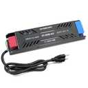 SUCIKORIO 24V 300W LED Transformer with Plug, Ultra Slim LED Driver 110V AC to 24V DC 12.5A 300 Watt Quiet Low Volt Converter LEDs Power Supply Constant Voltage for LEDs Strip Light, Indoor Missing Cord