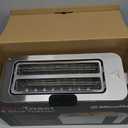 Mueller UltraToast Full Stainless Steel Toaster 4 Slice, Long Extra-Wide Slots for Bagels and Waffles, 6 Browning Levels, LED Display, Cancel/Defrost/Reheat Functions & Removable Tray, Kitchen Gadgets