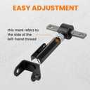 maXpeedingrods Adjustable Rear Camber Arm for Honda Civic 2001-2005, for Acura RSX 2002-2006 Alignment Control Arm, Adjustable Range +/-3