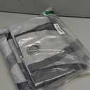 Grey Black Modern Blackout Curtains for Bedroom Living Room,2 Panels Sets Window Curtain, Striped Gray Stylish Simplicity Abstract Thermal Insulated Printed Curtains with Grommet,42" Wx84 L