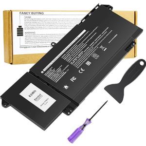 7FMXV Laptop Battery for Dell Latitude 5320 7320 7420 7520 Latitude 5320 2-in-1/7320 2-in-1/7420 2-in-1 P133G P134G P135G P136G P138G P139G P110F 9JM71 4M1JN 1PP63 727CG HDGJ8 MHR4G TN2GY 0TN2GY