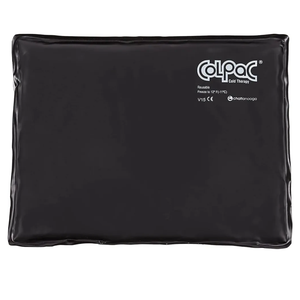 Chattanooga ColPac - Reusable Gel Ice Pack - Black Polyurethane - Standard - 10 in x 13.5 in - Cold Therapy - Knee, Arm, Elbow, Shoulder, Back - Aches, Swelling, Bruises, Sprains, Inflammation, Wet