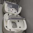 Mintakawa Automatic Cat Litter Box Self Cleaning - APP Control and Weight Monitoring - Ultra-Quiet, Suitable for Medium Cats and Kittens, Safe Anti-Pinch Litter Box (Assembly Required) - White