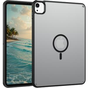 BENTOBEN for iPad Air 11 Inch Case M3/M2 (2025/2024), iPad Air 7th/6th Gen Magnetic Case,Translucent Matte Shockproof Protective Tablet Cover for iPad Air 5th/4th Generation 10.9" 2022/2020, Black