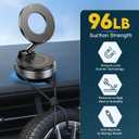 2 x 2026 Magnetic Phone Holder [96+LBS Super Grip Suction Cup & 2800GF Strongest Magnetic] 360 Vacuum Phone Mount for Car, Gym, Mirror & Smooth Surfaces/Car Phone Holder for iPhone 6-12 & Android.