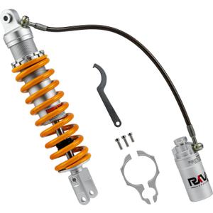 Adjustable 395mm Rear Air Shock Absorber, CNC Machining Process, Fit for Honda Sportrax TRX400EX 1999-2008, TRX450ER 2006-2014, TRX450R 2006-2012 ATV (Yellow) Adjustable 395mm Rear Air Shock Absorber, CNC Machining Process, Fit for Honda Sportrax TRX400EX 1999-2008, TRX450ER 2006-2014, TRX450R 2006-2012 ATV (Yellow)