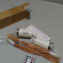 LumaBase Battery Operated Starburst Lights with Remote Control, Copper - Set of 2