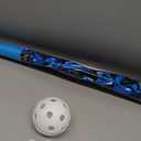 Grand Slam Set- Graffiti Plastic Bat, David Ortiz Backyard Baseball Set with 3 Balls, 4 Throw Down Bases (Blue)