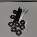 Angle Grinder Attachments Kit with 3 Extension Rods (5.5"/4"/3"), 4 Sets Flange Nut Assemblies & 2 Spanner Wrench - 5/8"-11 Thread Compatible with DeWalt Milwaukee Makita Bosch Grinder Accessories