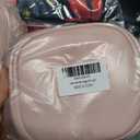 2 x Small Makeup Bag for Purse, Mini Cosmetic Bag with Inner Pockets for Women