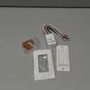 DEWENWILS Wireless Light Switch and Receiver Kit, 15A, No in-Wall Wiring Required,Remote Control Wall Switch Lighting Fixture for Ceiling Lights, Fans, Lamps,100 Ft RF Range, Programmable