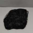 ENTRANCED STYLES Black Wig for Women Short Wavy Curly Bob Wigs with Bangs 14 Inch Medium Length Synthetic Chic Hair for Daily Party Wear