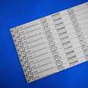 11 Pieces LED Backlight Strips for Hisense 50H6C 50H7C 50H8C 50H7GB1 LED50K5100U 50CU6000L for Sharp LC-50N6000U LED50K5100 HD500DU-B52 RSAG7.820.6723/ROH