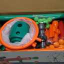Shooting Games Toys for Age 5 6 7 8 9 10+ Year Old Boys, Kids Toy Sports & Outdoor Game with Moving Shooting Target & 2 Popper Air Toy Guns & 24 Foam Balls, Gifts for Boys and Girls