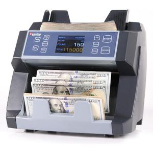 Cassida 6600 UV/MG  USA Business Grade Money Counter with UV/MG/IR Counterfeit Detection  Top Loading Bill Counting Machine w/ValuCount, Add and Batch Modes  Fast Counting Speed 1,400 Notes/Min