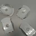 4 Pack Halloween Decorations, Orange Pumpkin, White Ghost, Purple Witch Hat, Green Spider Lights, Battery Operated Halloween Window Lights with Suction Cup and Timer for Decor