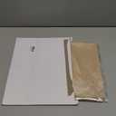 Hiasan Square Tablecloth - Waterproof Washable Polyester Table Cloth for Dining Room Kitchen Party Camping, Beige, 30 x 30 Inch