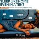 Lost Horizon Self-Inflating Foam Camping Mattress, Queen, 3" Thick