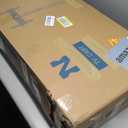 Design Small Rolling TV Cart for 24-48 Inches TV, Minimalist Modern TV Floor Stand on Wheels Fits Max VESA 200x200mm, V2 Portable Smart TV Cart, White, Master Series