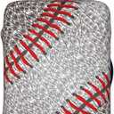 Baseball Luggage Cover for Suitcase Elastic Non Scratch Travel Protector Travel Washable Suitcase Cover Fits 18-32 Inch Luggage