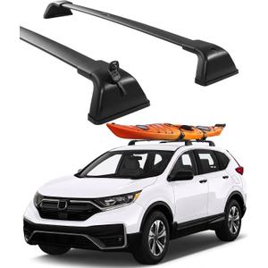 Roof Rack Cross Bars for 2012-2022 Honda CRV CR-V with Naked Roof, Heavy Duty Aluminum Cargo Crossbars with Metal Lock, Low Wind Noise, 265 LBS Load Capacity for Kayak Bike Cargo Box