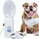 My Pet & Me Foldable Dog Water Bottle Portable - 550ml/18.5oz - Water Bottle for Dogs with Foldable Drinking Bowl, Leakproof, Compact, Lightweight & Durable Hydration Solution On-The-Go