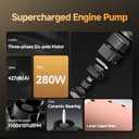 Iota L24 Aio Cooler with Digital Display,240MM AIO CPU Water Cooler with Efficient Cooling Pump,ARGB Lighting Control,120MM PWM Fans Up to 2000 RPM,Suitable for AMD & Intel LGA (Black)