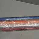 SYOGUA Transparent Colored Cellophane Wrap Roll - 6 Colors, 34 in x 16.4 ft Cellophane Paper Rolls - Red, Purple, Green, Gold, Blue, Clear Cellophane Wrap for Gift Baskets, Treats Wrapping, Crafts